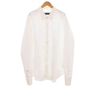 モノグラム シャツ XL ホワイト