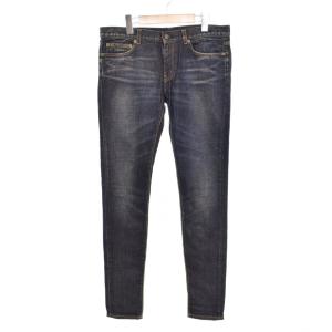 13SS D01 W/SK-LW ウォッシュド スキニー デニムパンツ ジーンズ 30 紺 ネイビー 321800