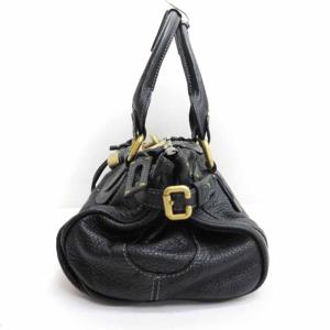 Chloe パディントン ハンドバッグ カデナ 南京錠 レザー 黒 ブラック 鞄