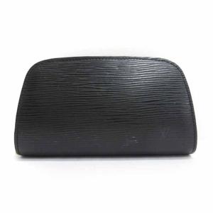LOUIS VUITTON エピ ドーフィーヌPM ポーチ M48442 黒 ブラック ECS
