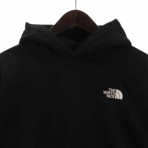 THE NORTH FACE スクエアロゴ フーディ パーカー スウェット 長袖 裏起毛 プルオーバー NT61835  黒 ブラック M トップス GY31