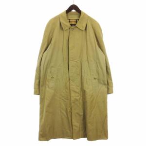 ヴィンテージ ステンカラー コート 裏地ノバチェック カーキ系