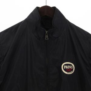 Papas + プラス ジャケット ブルゾン 紺 ネイビー M アウター ECS