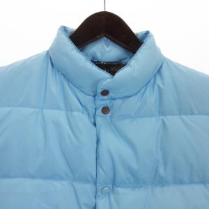 Paul Smith JEANS ダウン ベスト ジップアップ 水色 ライトブルー L アウター GY99