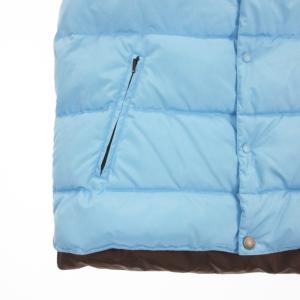 Paul Smith JEANS ダウン ベスト ジップアップ 水色 ライトブルー L アウター GY99