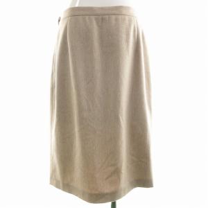 HERNO 良品 タイトスカート ウール アンゴラ ひざ丈 46 ベージュ