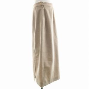 HERNO 良品 タイトスカート ウール アンゴラ ひざ丈 46 ベージュ