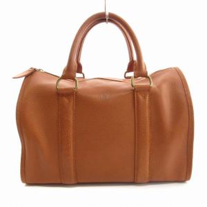 ヴィンテージ ミニ ボストンバッグ レザー 茶 ブラウン