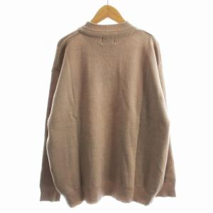 MCM ヴィンテージ ニット セーター ロゴ エンブロイダリー ベージュ ECS