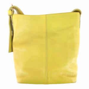 HIROFU ショルダーバッグ 斜めがけ 本革 レザー 緑 グリーン