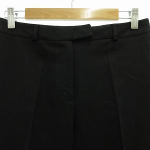 INCOTEX パンツ スラックス ストレート センタープレス 42 XL 黒 ブラック