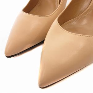 BALLY パンプス シューズ ポインテッドトゥ ベーシック 39 25.5cm ベージュ