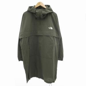 ビーフリーロングアノラック BE Free Long ANORAK ジャケット パーカー プルオーバー ロゴ 刺繍 M カーキ