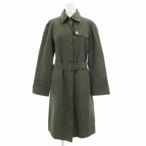 トレンチコート スプリングス ロング ベルト付 裏地ノバチェック 40 M カーキ