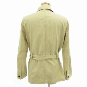 BURBERRY BLUE LABEL 美品 シャドーチェックミドルトレンチコート ダブル ジャケット ホースロゴ ベルト付き M ベージュ