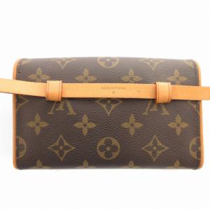 LOUIS VUITTON M51855 モノグラム ポシェット ショルダーバッグ フロランティーヌ ブラウン