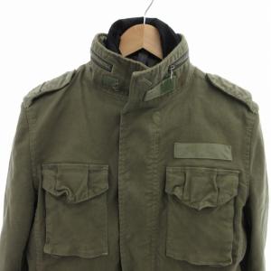 junhashimoto ダウンライナーM-65ジャケット ミリタリー ダブルジップ ハイネック M カーキ 黒 ブラック 1821 CS21C