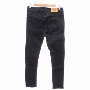 Nudie Jeans 美品 デニムパンツ ジーンズ スリム テーパード ジップフライ W29 L32 S インディゴブルー