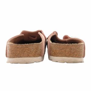 BIRKENSTOCK ボストン ミュール シューズ スエード レザー ピンク 37 24.0cm