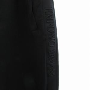 EMPORIO ARMANI ストレート トラックパンツ スウェット イージー ロゴ L 紺 ネイビー 3K1PD6１JHSZ