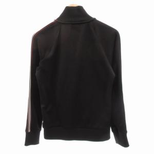 BURBERRY BLACK LABEL トラックジャケット ジャージ ライン ホースロゴ プリント 2 M 黒 ブラック