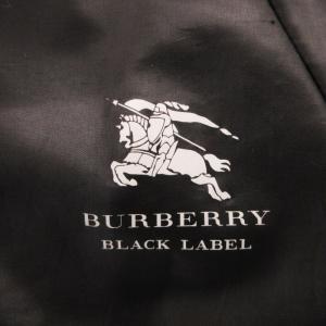 BURBERRY BLACK LABEL トラックジャケット ジャージ ライン ホースロゴ プリント 2 M 黒 ブラック