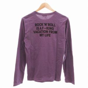 HYSTERIC GLAMOUR 美品 コートニーラブ フォト Tシャツ カットソー 長袖 M 紫 パープル 0263CL09