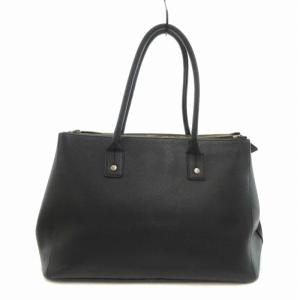 FURLA ハンドバッグ トート ロゴ金具 黒 ブラック
