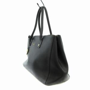 FURLA ハンドバッグ トート ロゴ金具 黒 ブラック