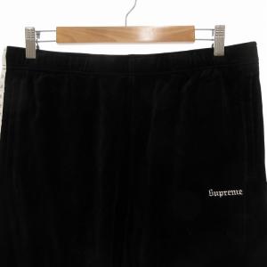 Supreme 22AW Studded Velour Track Pant S ブラック
