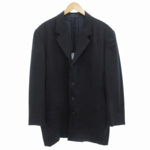 Yohji Yamamoto スーツ セットアップ 上下 テーラードジャケット パンツ シングル 4B 段返り ノーベント 背抜き ツータック センタープレス