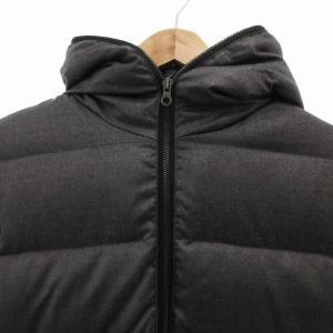 DUVETICA LANIFICIO F.LLI CERRUTI ダウンジャケット ブルゾン フード フルジップ 40 グレー