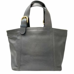 COACH トートバッグ ハンドバッグ 4133 バックル レザー グレー GY19 AA