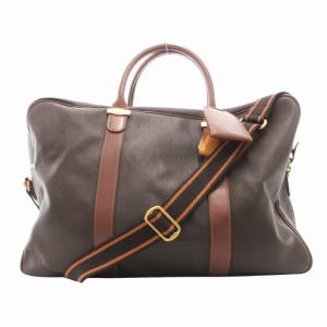 2way ボストンバッグ ショルダー キーチャーム レザー イタリア製 黒 茶 ブラック ブラウン