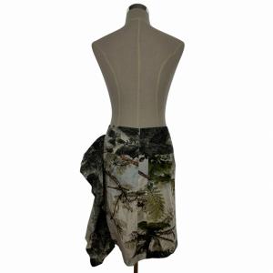 DRIES VAN NOTEN スカート アシンメトリー ボタニカル 34 マルチカラー