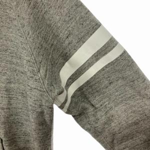 桃太郎ジーンズ MOMOTARO JEANS 出陣 スウェットパーカー プルオーバー ラグランスリーブ グレー M
