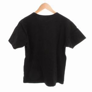 桃太郎ジーンズ MOMOTARO JEANS Tシャツ カットソー プリント アメフト ヘルメット 半袖 M 黒 ブラック