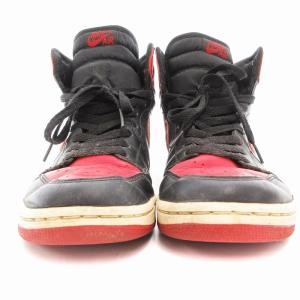 NIKE 観賞用 AIR JORDAN RETRO HIGH BRED 27cm ブラック レッド