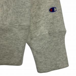 Champion C3-A024 リバースウィーブ カレッジプリント クルーネックスウェット グレー M