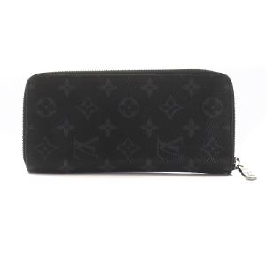 LOUIS VUITTON モノグラム・エクリプス ジッピーウォレット・ヴェルティカル 長財布 黒