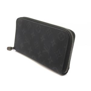 LOUIS VUITTON モノグラム・エクリプス ジッピーウォレット・ヴェルティカル 長財布 黒