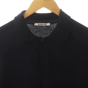 AURALEE 22SS SUPER HIGH GAUGE COTTON KNIT SHORT SLEEVEPOLO