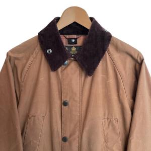 Barbour スリーワラント 裏地チェック SL BEDALE スリムフィット ビデイル オイルドジャケット 36 S ブラウン 茶 1502119