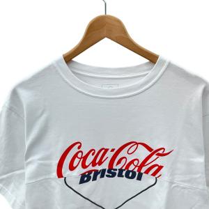 F.C.Real Bristol × Coca-Cola コカコーラ 20SS SPLIT LOGO TEE Tシャツ 半袖 M ホワイト 白 FCRB-200023