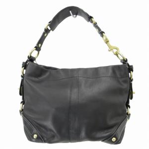 COACH 2WAY ワンショルダーバッグ ハンドバッグ 肩掛け レザー 黒 ブラック