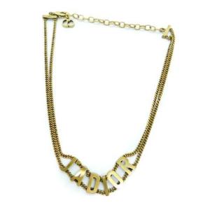 Christian Dior JADIOR チェーン チョーカー ゴールド色
