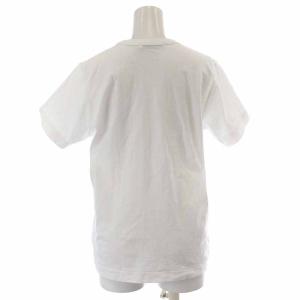 COMME des GARCONS AD2022 Tシャツ カットソー コットン プリント 半袖 白 ホワイト