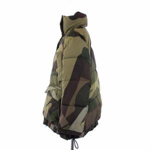 sacai KAWS 21AW Padded Blouson 中綿ジャケット ミリタリー 迷彩 2 カーキ