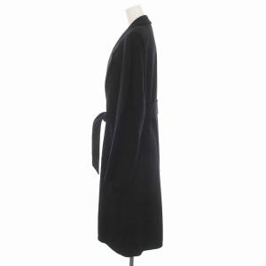 Y's ヨウジヤマモト チェスターコート ロング ウール アウター 3 L ネイビー YC-J40-543