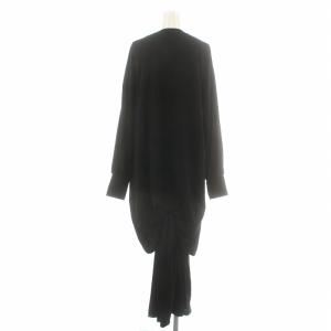 ENFOLD 22AW ワンピース フレア ドレープ 36 ブラック